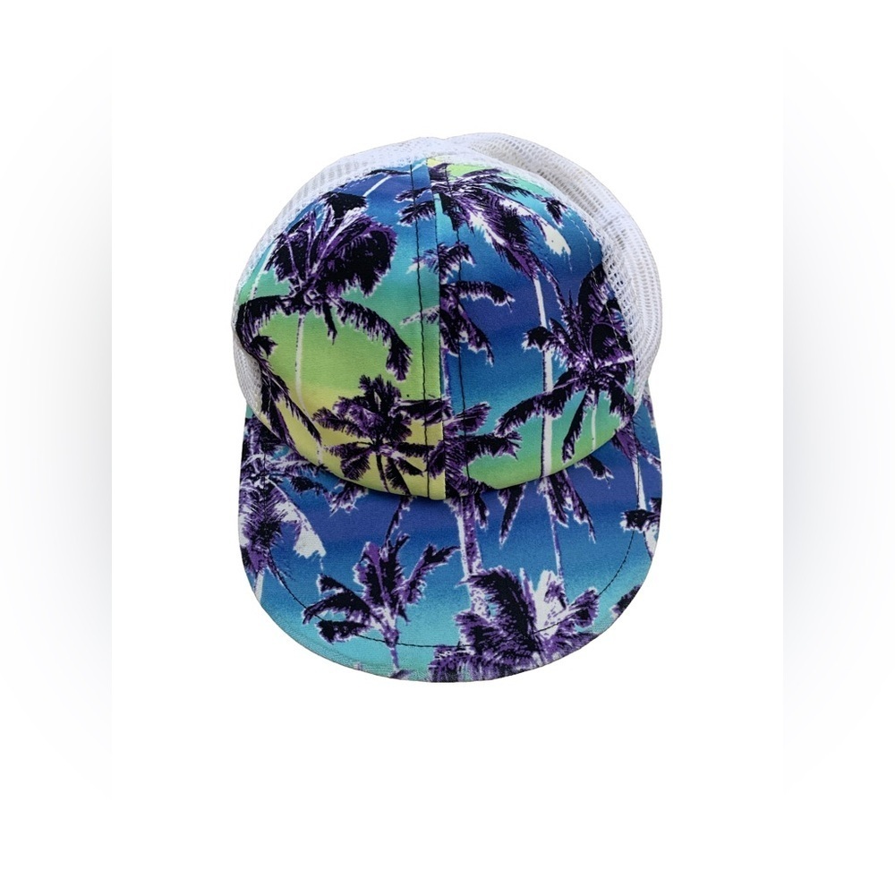 George Hats Child Size Hot Tropics Palm Tree Trucker Hat